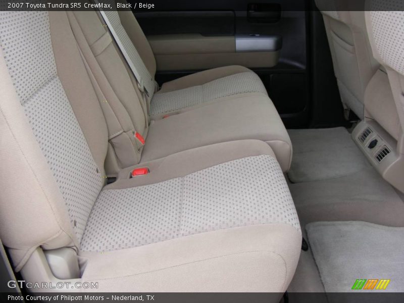 Black / Beige 2007 Toyota Tundra SR5 CrewMax