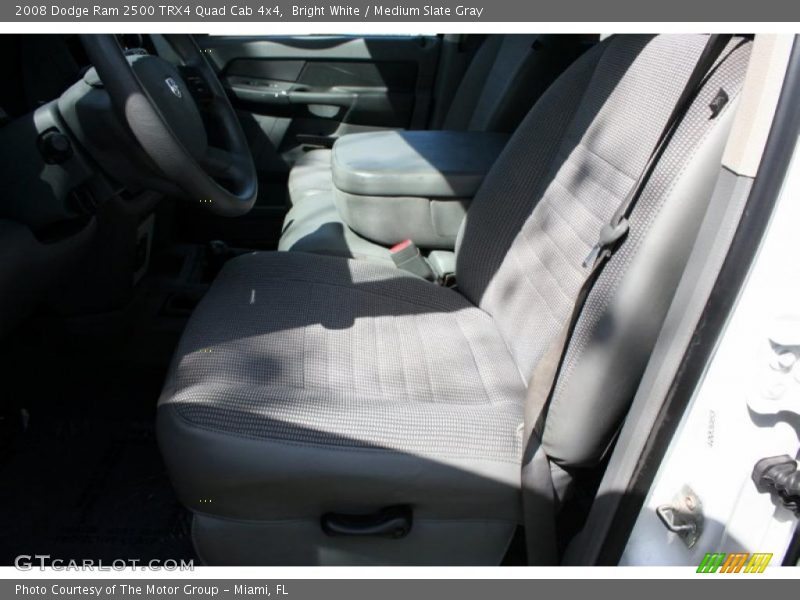 Bright White / Medium Slate Gray 2008 Dodge Ram 2500 TRX4 Quad Cab 4x4