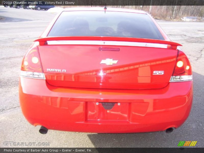 Victory Red / Ebony 2009 Chevrolet Impala SS