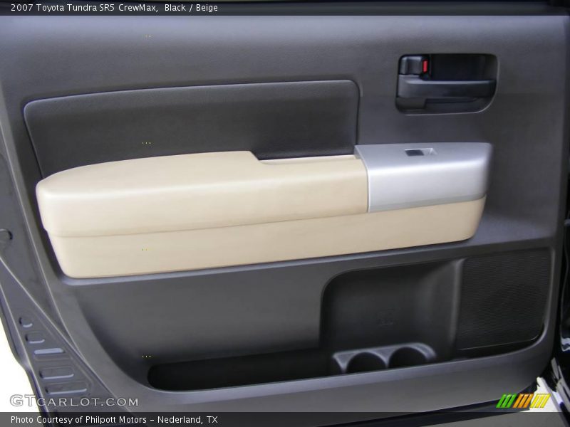Black / Beige 2007 Toyota Tundra SR5 CrewMax