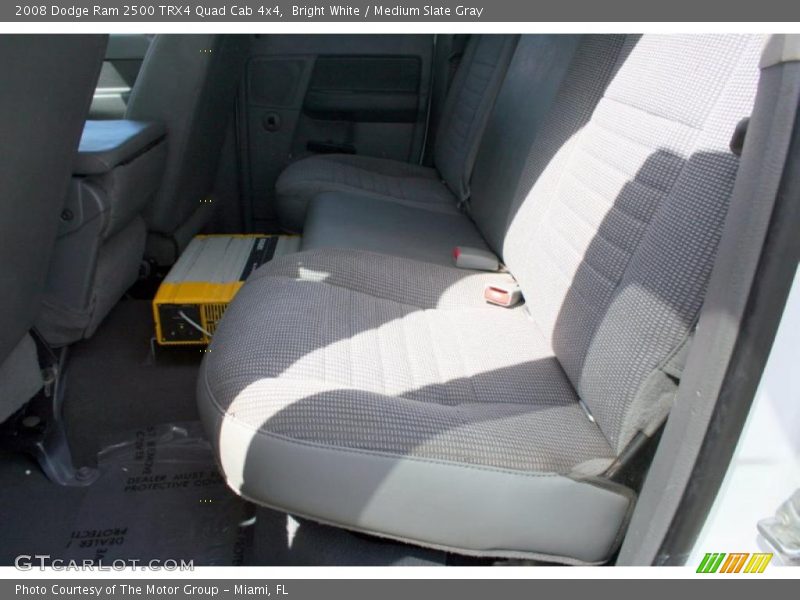 Bright White / Medium Slate Gray 2008 Dodge Ram 2500 TRX4 Quad Cab 4x4
