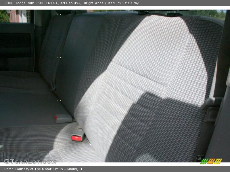 Bright White / Medium Slate Gray 2008 Dodge Ram 2500 TRX4 Quad Cab 4x4