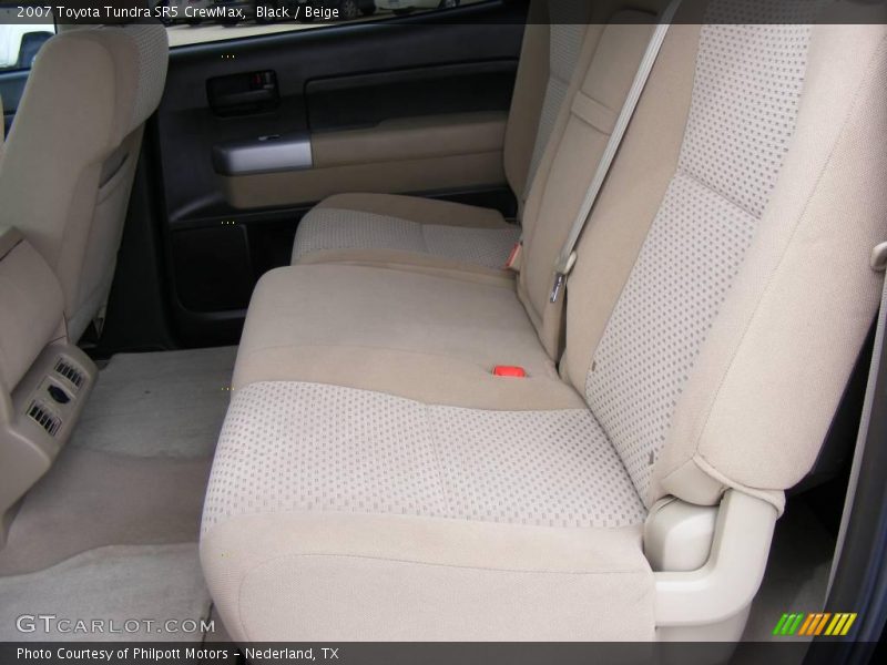 Black / Beige 2007 Toyota Tundra SR5 CrewMax