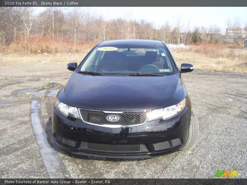 Ebony Black / Coffee 2010 Kia Forte EX