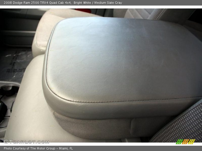 Bright White / Medium Slate Gray 2008 Dodge Ram 2500 TRX4 Quad Cab 4x4