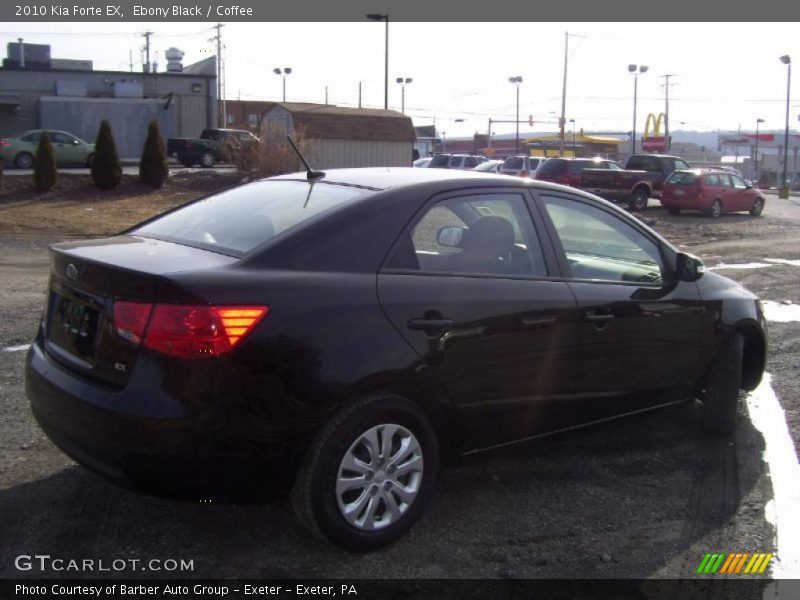 Ebony Black / Coffee 2010 Kia Forte EX