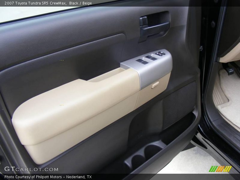 Black / Beige 2007 Toyota Tundra SR5 CrewMax