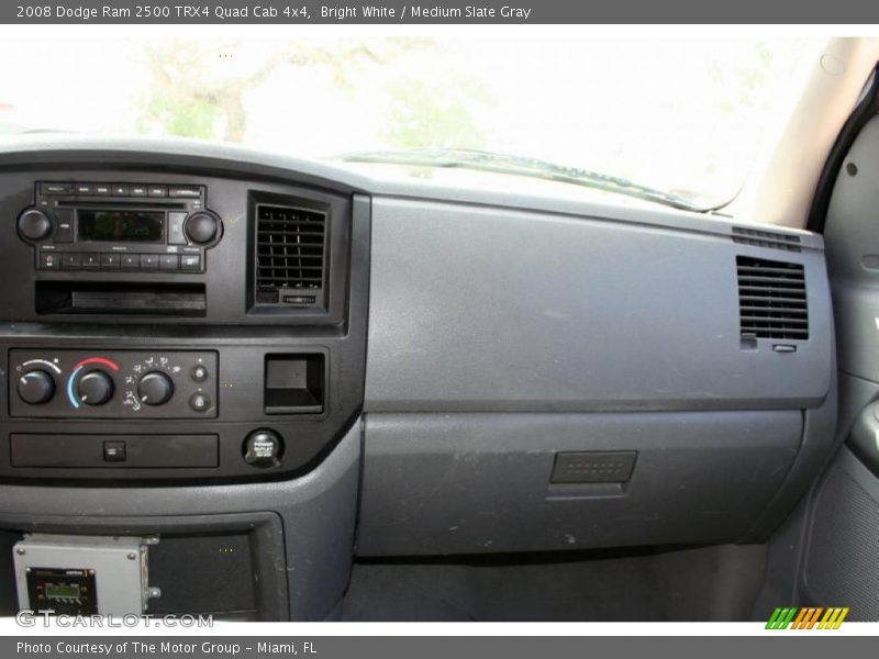 Bright White / Medium Slate Gray 2008 Dodge Ram 2500 TRX4 Quad Cab 4x4