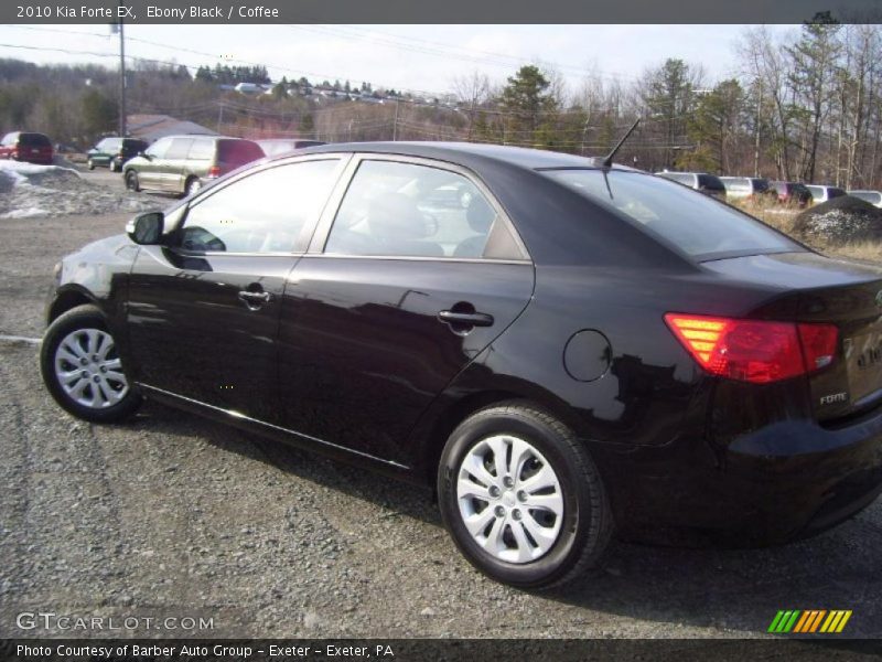Ebony Black / Coffee 2010 Kia Forte EX
