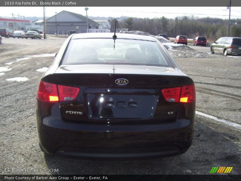 Ebony Black / Coffee 2010 Kia Forte EX