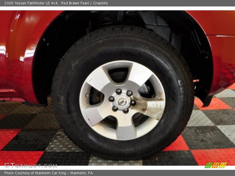 Red Brawn Pearl / Graphite 2005 Nissan Pathfinder LE 4x4