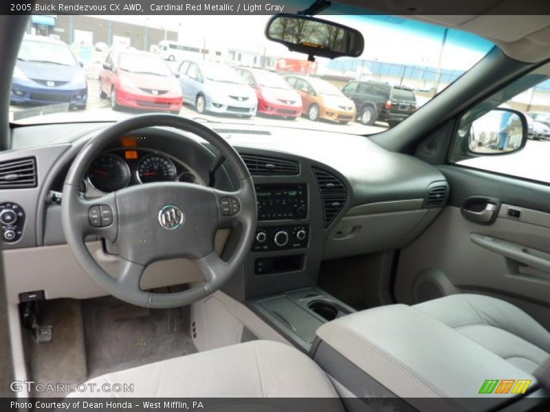 Cardinal Red Metallic / Light Gray 2005 Buick Rendezvous CX AWD