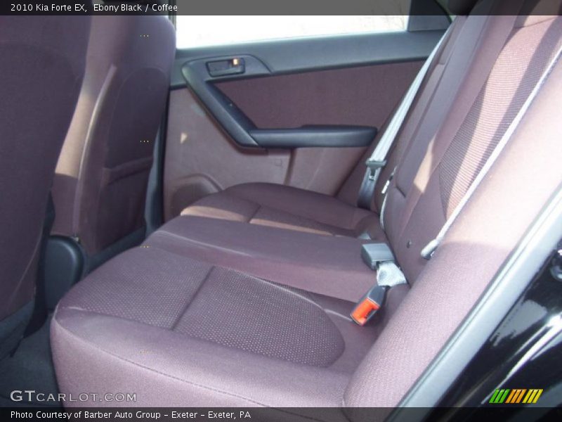 Ebony Black / Coffee 2010 Kia Forte EX