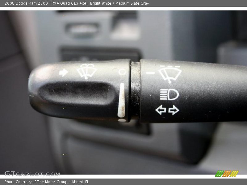 Bright White / Medium Slate Gray 2008 Dodge Ram 2500 TRX4 Quad Cab 4x4