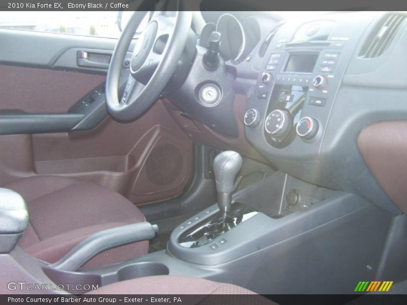 Ebony Black / Coffee 2010 Kia Forte EX