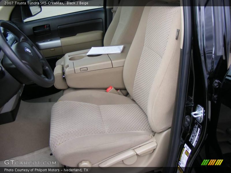 Black / Beige 2007 Toyota Tundra SR5 CrewMax