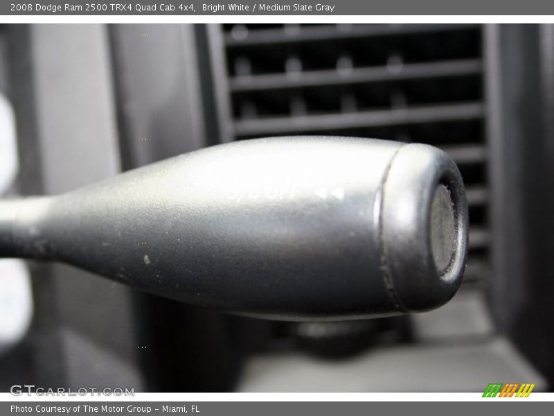 Bright White / Medium Slate Gray 2008 Dodge Ram 2500 TRX4 Quad Cab 4x4
