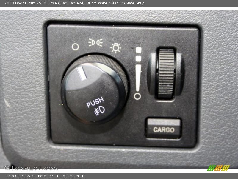 Bright White / Medium Slate Gray 2008 Dodge Ram 2500 TRX4 Quad Cab 4x4