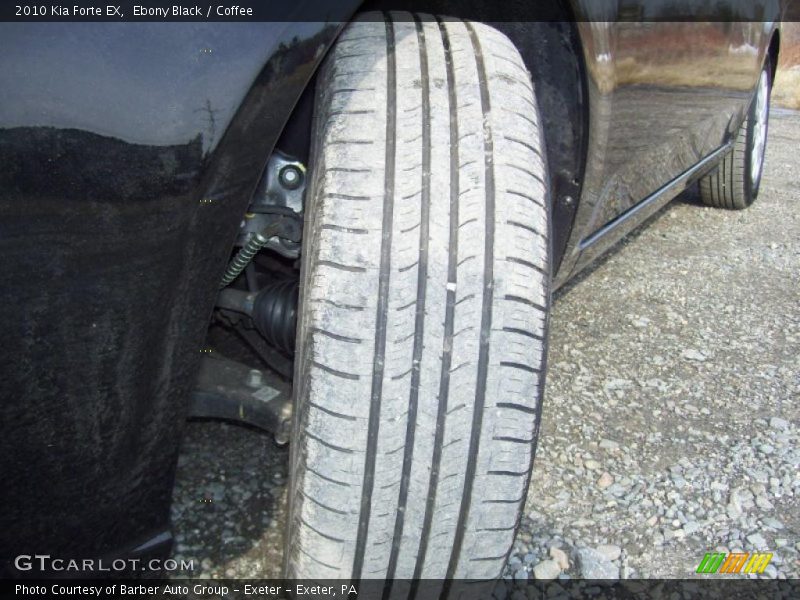Ebony Black / Coffee 2010 Kia Forte EX