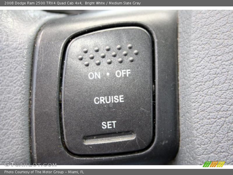 Bright White / Medium Slate Gray 2008 Dodge Ram 2500 TRX4 Quad Cab 4x4