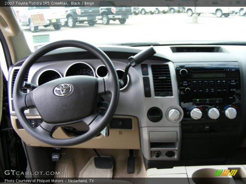 Black / Beige 2007 Toyota Tundra SR5 CrewMax
