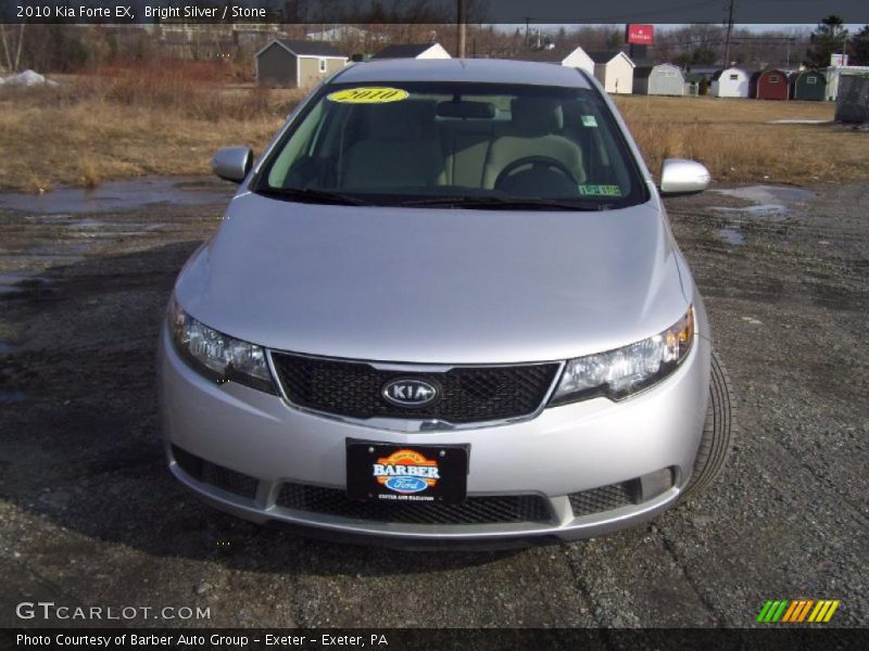 Bright Silver / Stone 2010 Kia Forte EX