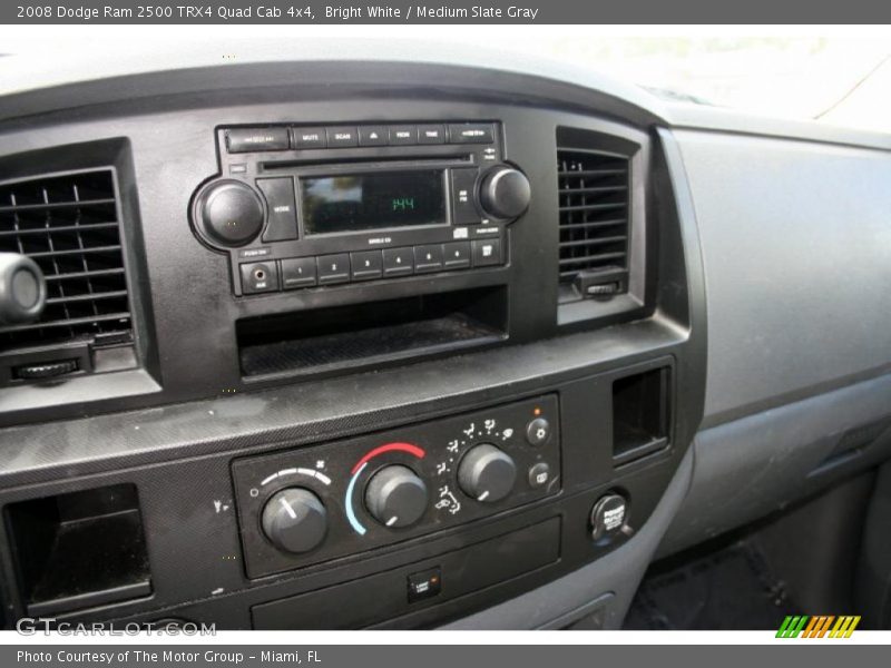 Bright White / Medium Slate Gray 2008 Dodge Ram 2500 TRX4 Quad Cab 4x4