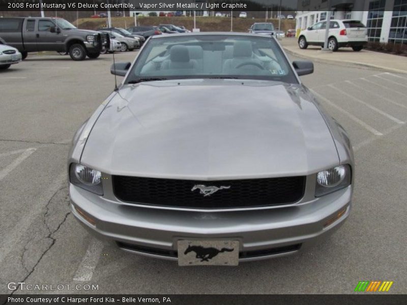 Vapor Silver Metallic / Light Graphite 2008 Ford Mustang V6 Deluxe Convertible