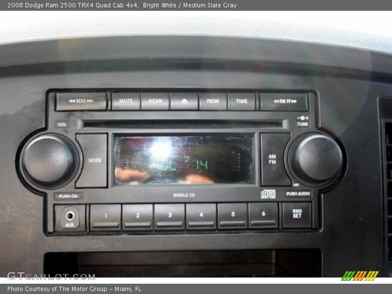 Bright White / Medium Slate Gray 2008 Dodge Ram 2500 TRX4 Quad Cab 4x4