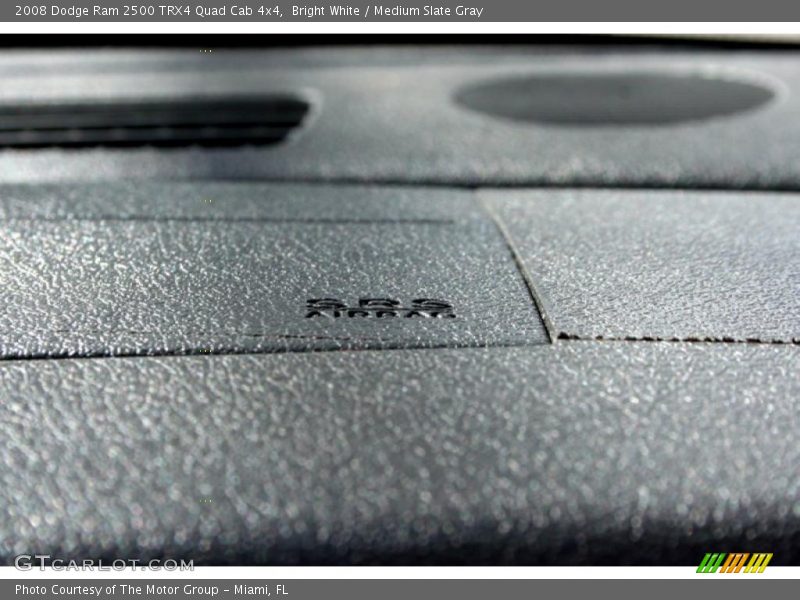 Bright White / Medium Slate Gray 2008 Dodge Ram 2500 TRX4 Quad Cab 4x4