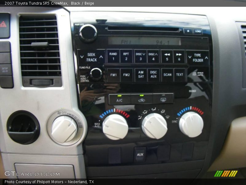 Black / Beige 2007 Toyota Tundra SR5 CrewMax