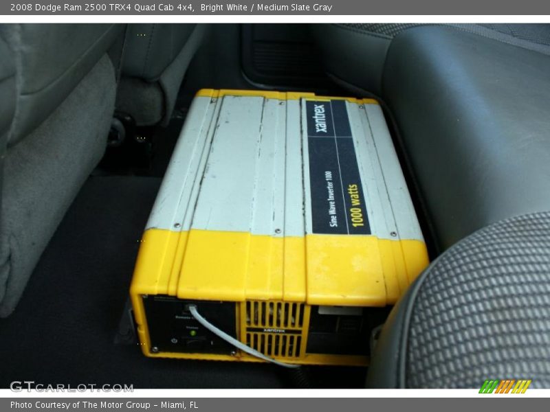 Bright White / Medium Slate Gray 2008 Dodge Ram 2500 TRX4 Quad Cab 4x4