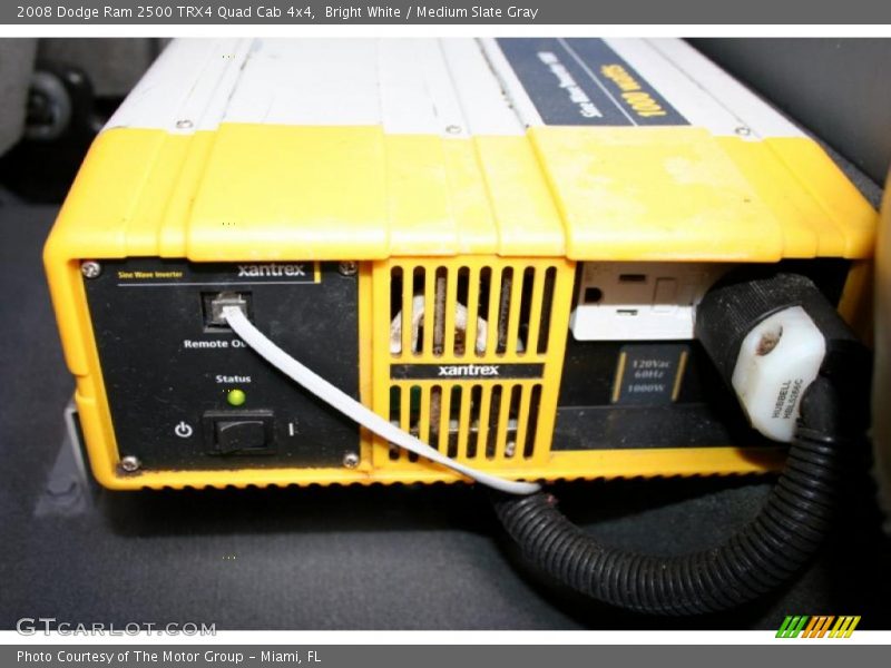 Bright White / Medium Slate Gray 2008 Dodge Ram 2500 TRX4 Quad Cab 4x4