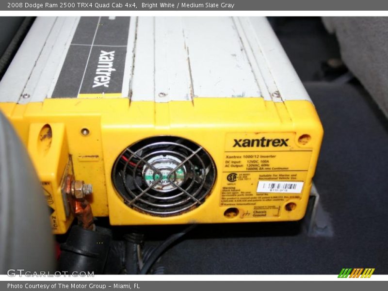 Bright White / Medium Slate Gray 2008 Dodge Ram 2500 TRX4 Quad Cab 4x4