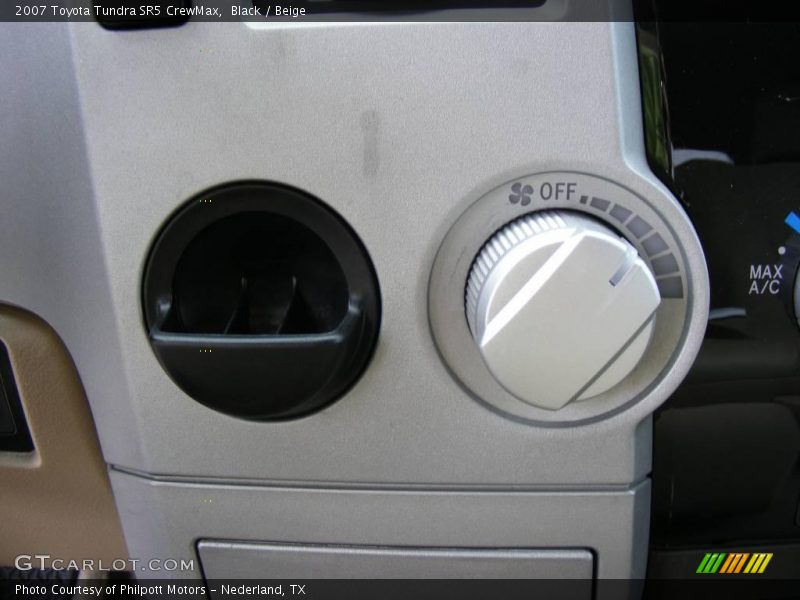 Black / Beige 2007 Toyota Tundra SR5 CrewMax