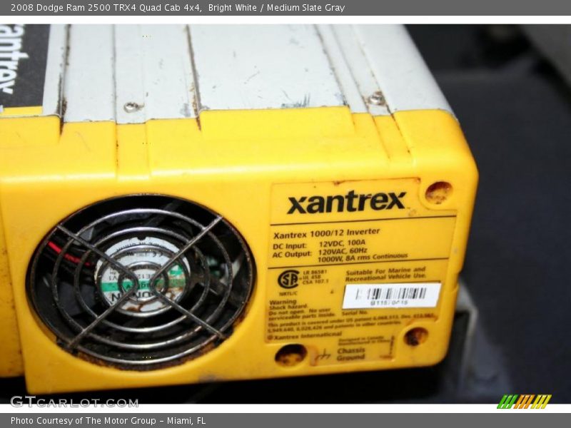 Bright White / Medium Slate Gray 2008 Dodge Ram 2500 TRX4 Quad Cab 4x4