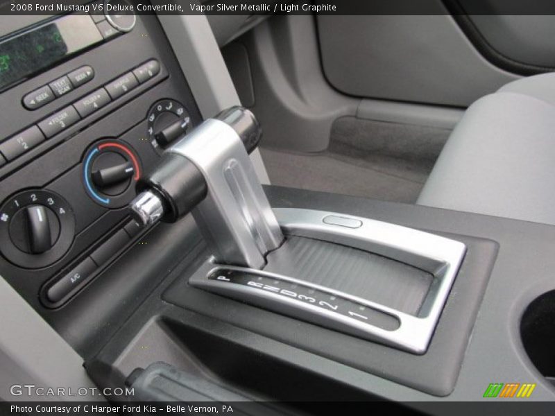 Vapor Silver Metallic / Light Graphite 2008 Ford Mustang V6 Deluxe Convertible