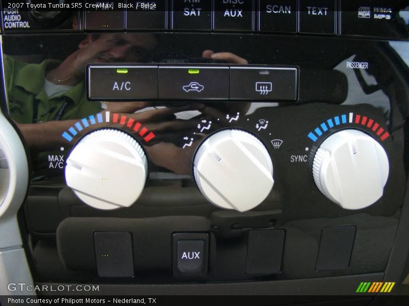 Black / Beige 2007 Toyota Tundra SR5 CrewMax