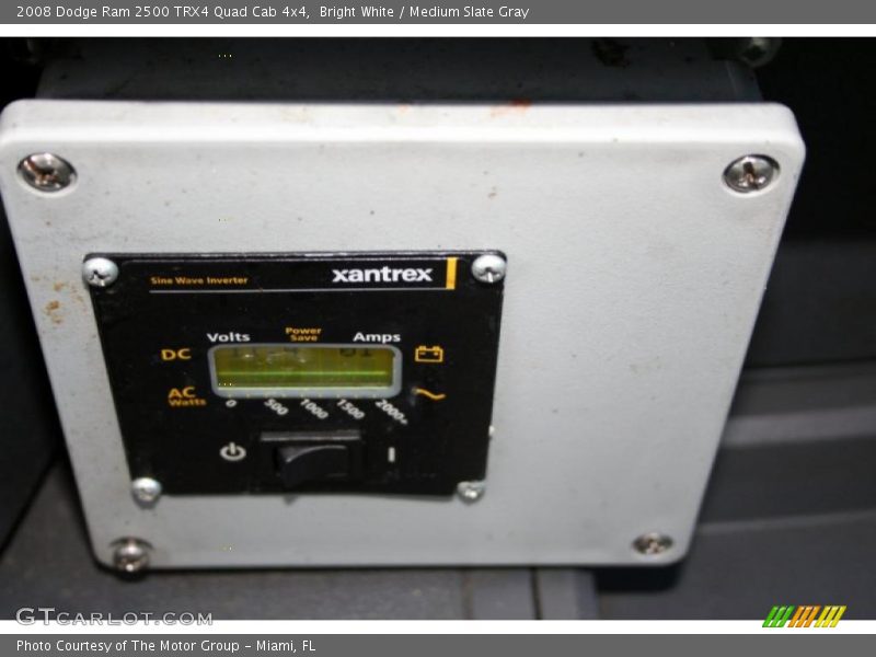 Bright White / Medium Slate Gray 2008 Dodge Ram 2500 TRX4 Quad Cab 4x4