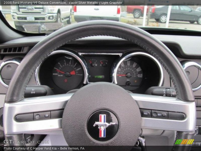 Vapor Silver Metallic / Light Graphite 2008 Ford Mustang V6 Deluxe Convertible