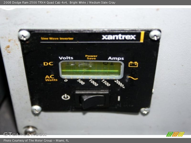 Bright White / Medium Slate Gray 2008 Dodge Ram 2500 TRX4 Quad Cab 4x4