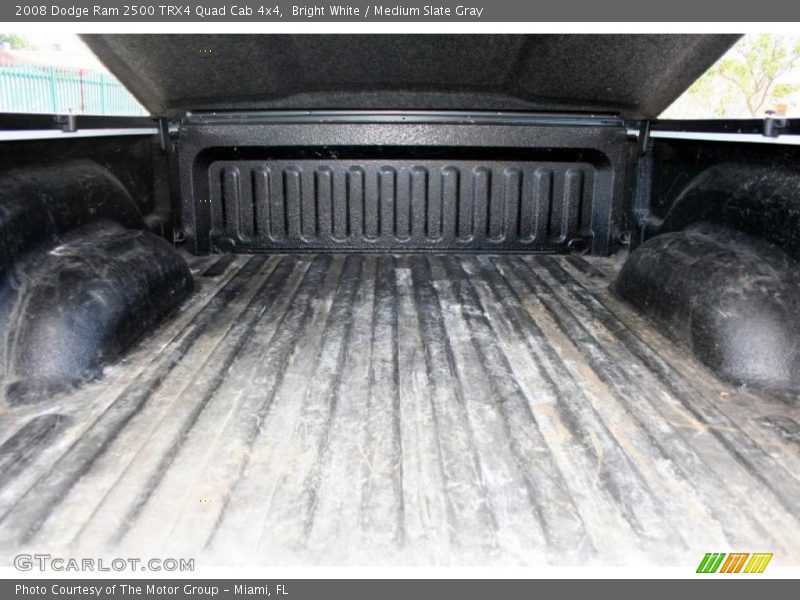 Bright White / Medium Slate Gray 2008 Dodge Ram 2500 TRX4 Quad Cab 4x4