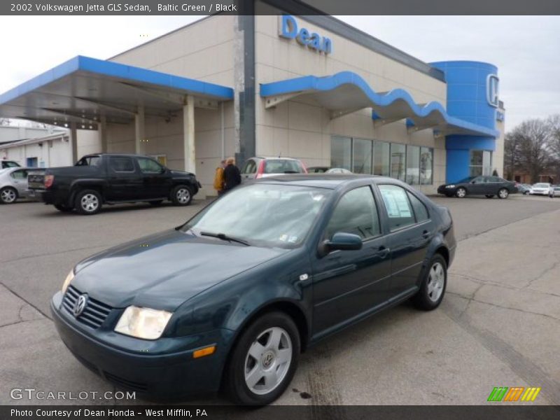 Baltic Green / Black 2002 Volkswagen Jetta GLS Sedan