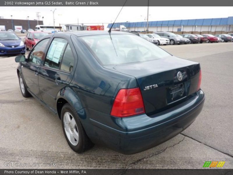 Baltic Green / Black 2002 Volkswagen Jetta GLS Sedan