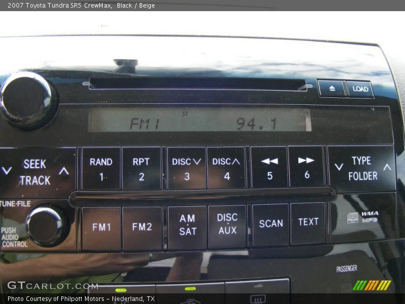 Black / Beige 2007 Toyota Tundra SR5 CrewMax