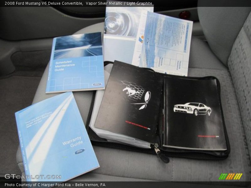 Vapor Silver Metallic / Light Graphite 2008 Ford Mustang V6 Deluxe Convertible