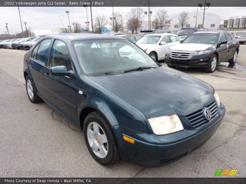 Baltic Green / Black 2002 Volkswagen Jetta GLS Sedan