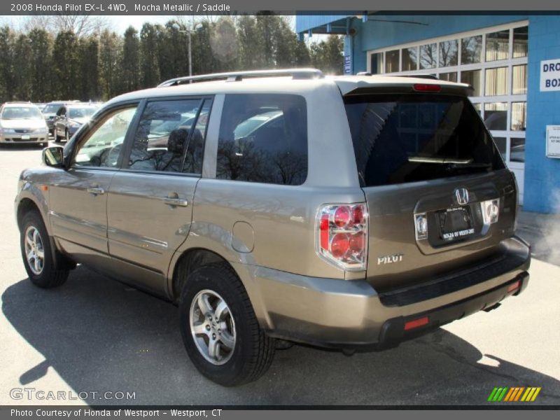 Mocha Metallic / Saddle 2008 Honda Pilot EX-L 4WD