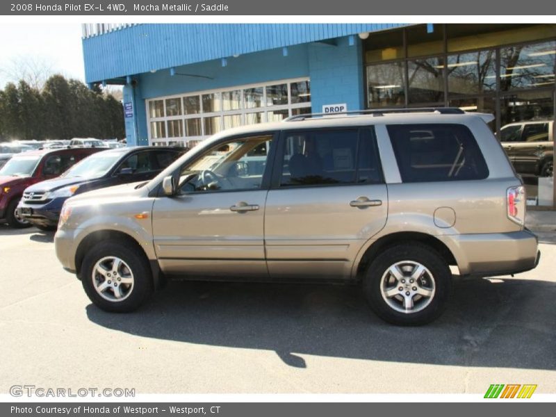 Mocha Metallic / Saddle 2008 Honda Pilot EX-L 4WD