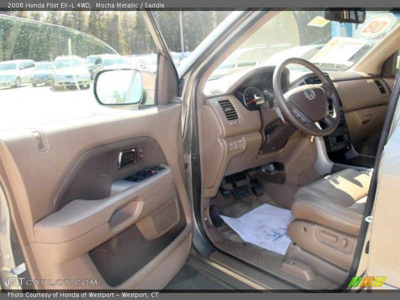 Mocha Metallic / Saddle 2008 Honda Pilot EX-L 4WD